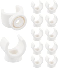 Joyan 20 db Csőbilincs 16 mm Fehér Vízvezeték Gázvezeték Kábelvédelem 1