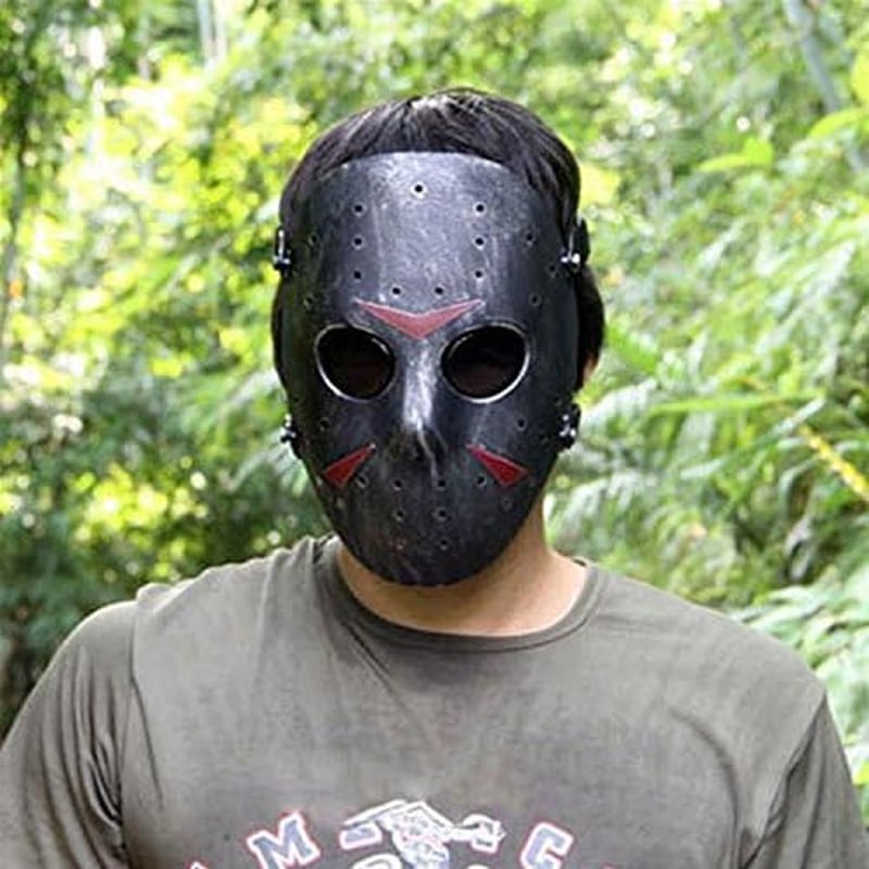 JOYASUS Fém Háló Maszk Ezüst-Fekete Halloween Jelmez Cosplay Maszkball