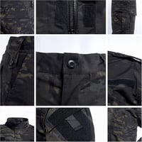JOYASUS Férfi Terepszínű Öltöny Kabát és Nadrág Öv Nélkül Airsoft Paintball Vadászat, XXL-es méret 8