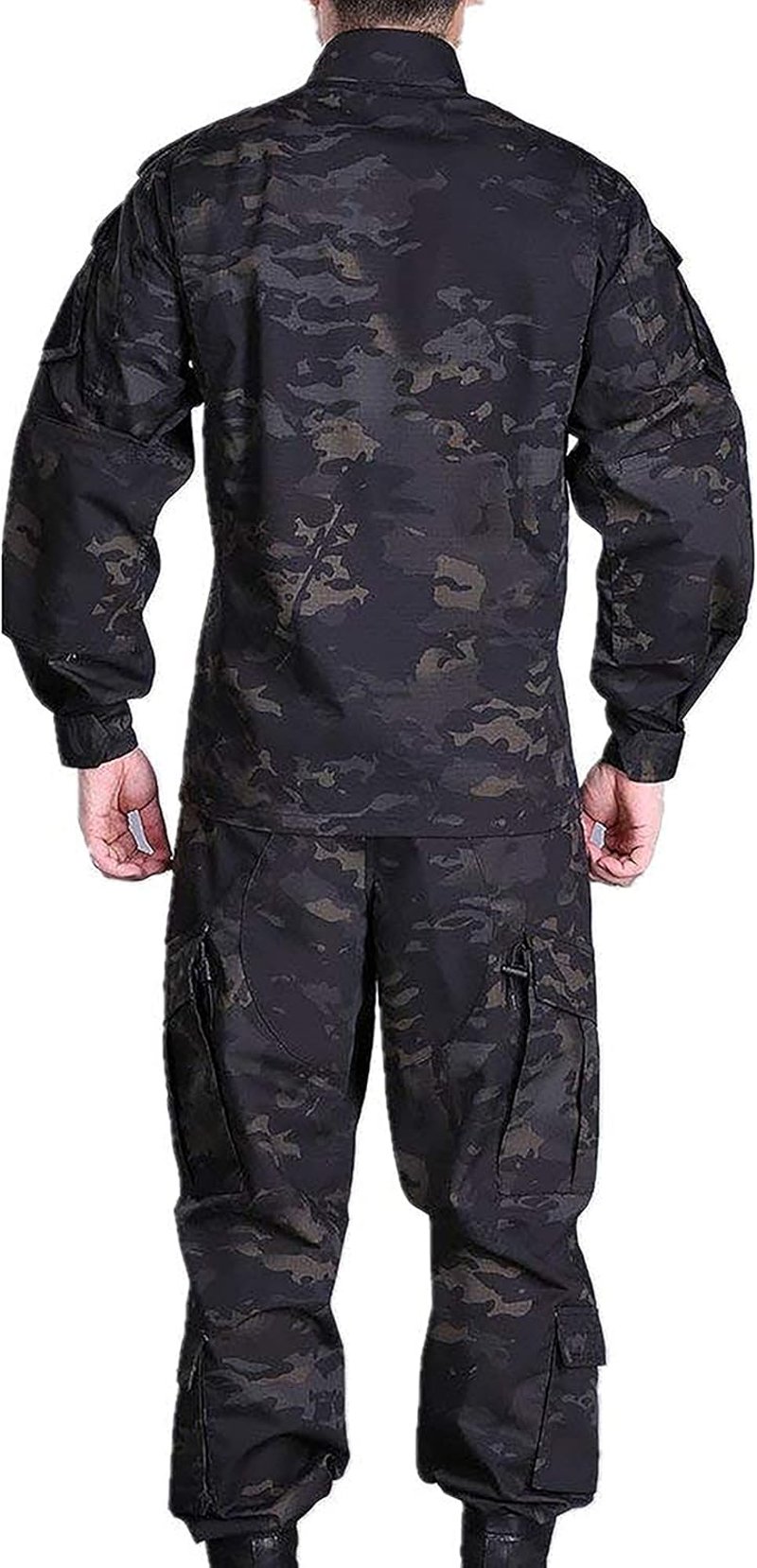 JOYASUS Férfi Terepszínű Öltöny Kabát és Nadrág Öv Nélkül Airsoft Paintball Vadászat, XXL-es méret