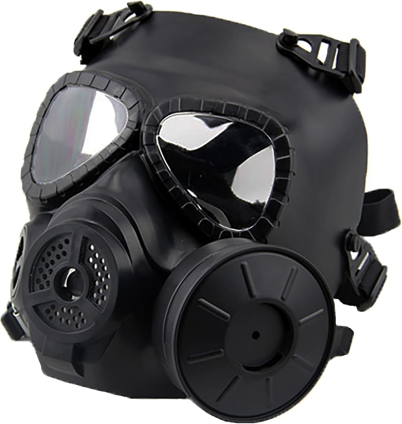 JOYASUS M04 Taktikai Gázálarc Turbo Ventilátorral Airsoft Paintball Védelem