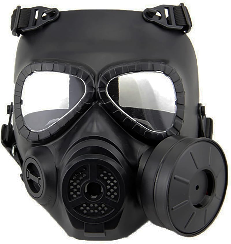 JOYASUS M04 Taktikai Gázálarc Turbo Ventilátorral Airsoft Paintball Védelem