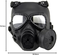JOYASUS M04 Taktikai Gázálarc Turbo Ventilátorral Airsoft Paintball Védelem 7