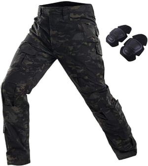 JOYASUS Paintball Taktikai Nadrág Térdrögzítővel és Több Zsebbel, M-es méret