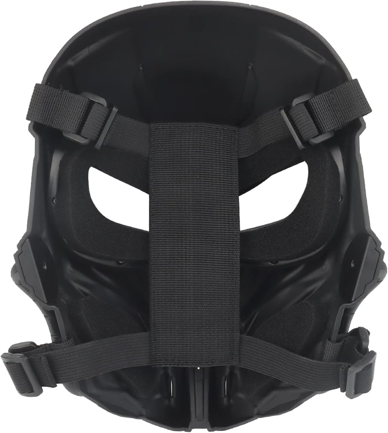 JOYASUS Taktikai Airsoft Maszk Szürke Lencsével Teljes Arcvédelem