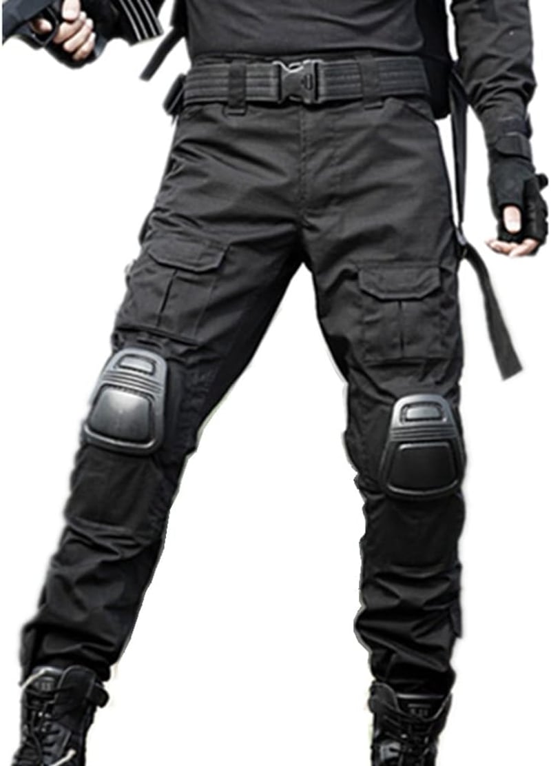 JOYASUS Taktikai Nadrág Paintball Airsoft Játékokhoz, Többzsebes Katonai Nadrág Térdelemmel, Férfi Outdoor Sport Ruházat