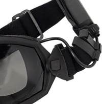 JOYASUS Taktikai Védőszemüveg Airsoft Paintball Síelés - Páramentesítő Fekete Polikarbonát Lencse Állítható Szíj 7