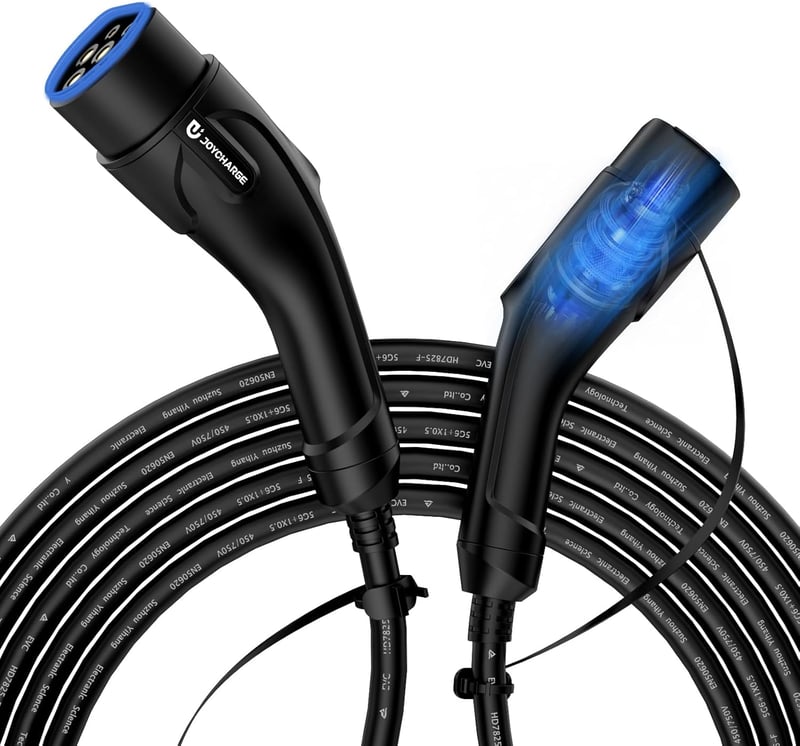 JOYCHARGE Type 2 Elektromos Autó Töltőkábel 11KW 5M 16A - IP55 Vízálló, 3 Fázisú Mode 3 Univerzális Töltő Minden Villanyautóhoz