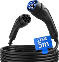 JOYCHARGE Type 2 Elektromos Autó Töltőkábel 11KW 5M 16A - IP55 Vízálló, 3 Fázisú Mode 3 Univerzális Töltő Minden Villanyautóhoz 1