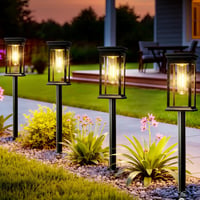 JOYCREATOR napelemes LED kerti lámpa IP65 vízálló - 6 db 1
