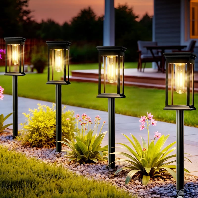 JOYCREATOR napelemes LED kerti lámpa IP65 vízálló - 6 db