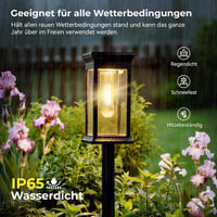 JOYCREATOR napelemes LED kerti lámpa IP65 vízálló - 6 db 3