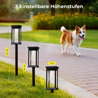 JOYCREATOR napelemes LED kerti lámpa IP65 vízálló - 6 db 7