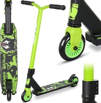 Joycruise Profi Trükk Roller - 360° Kormányzás, 100 mm Kerekek, Alumínium Váz, 6+ Éves Gyerekeknek, Freestyle Kaszkadőr Roller, 100 kg Teher 1