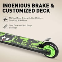 Joycruise Profi Trükk Roller - 360° Kormányzás, 100 mm Kerekek, Alumínium Váz, 6+ Éves Gyerekeknek, Freestyle Kaszkadőr Roller, 100 kg Teher 4