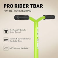 Joycruise Profi Trükk Roller - 360° Kormányzás, 100 mm Kerekek, Alumínium Váz, 6+ Éves Gyerekeknek, Freestyle Kaszkadőr Roller, 100 kg Teher 2