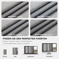 Joydeco 100% Opaque Sötétítő Függöny Szövethatás 2db Hőszigeteléssel 6