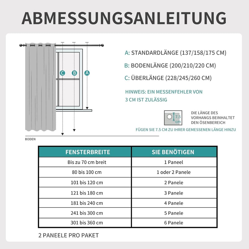 Joydeco Len Hatású Sötétítő Függöny Fülekkel - 2 db Hőszigetelő, Hangszigetelő Függöny Nappali és Hálószoba Dekorációhoz