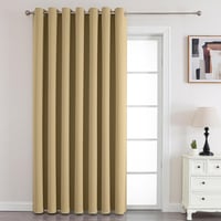 Joydeco Sötétítő Ajtófüggöny Bézs 132x210cm Hőszigetelő Hangszigetelő 1