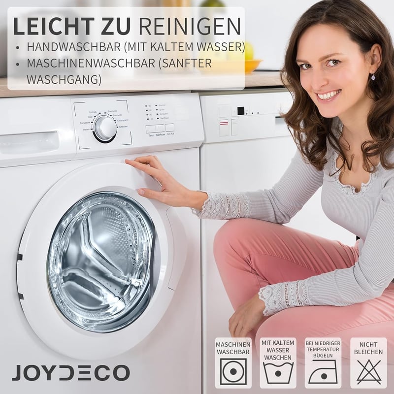 Joydeco Sötétítő Függöny 2db 245x140cm Szürke-Fehér Zajcsökkentő
