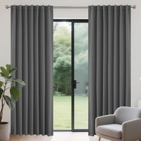 Joydeco sötétítő függöny szett 2 darab 260x140 cm szürke zajcsökkentő 1