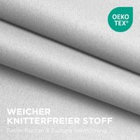 Joydeco Sötétítő Függöny Szövetből 210x132cm Fehér Hőszigeteléssel 2