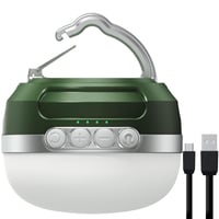 Lampă de camping LED JOYEKY cu schimbare de culoare RGB, baterie 8400 mAh, încărcare USB-C, 5 moduri de iluminare, luminozitate reglabilă continuu, rezistentă la apă, magnet puternic, pentru drumeții și întreruperi de curent 1