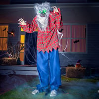 JOYIN 170 cm Animatronikus Farkas Halloween Dekoráció Hangra és Fényre Érzékeny 1