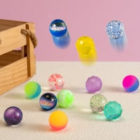 JOYIN Set 24 Mingi Săritoare din Cauciuc de 32 mm pentru Copii, Cadouri de Petrecere, Pachețele de Ziua de Naștere, Umplutură pentru Calendar de Advent, Cadou de Crăciun 6