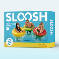 JOYIN set 3 colace gonflabile cu sclipici și model de fructe de vară, 82,5 cm, colac de înot pentru adulți pentru piscină, plajă, decor pentru petreceri în grădină 8