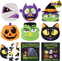 JOYIN 36 darabos Halloween puzzle szett vak dobozban 6 karakterrel gyerekeknek 1