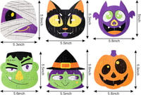 JOYIN 36 darabos Halloween puzzle szett vak dobozban 6 karakterrel gyerekeknek 6