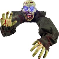 JOYIN Halloween Animált Zombi Kert Dekoráció Hangeffektussal és Villogó Szemekkel 9