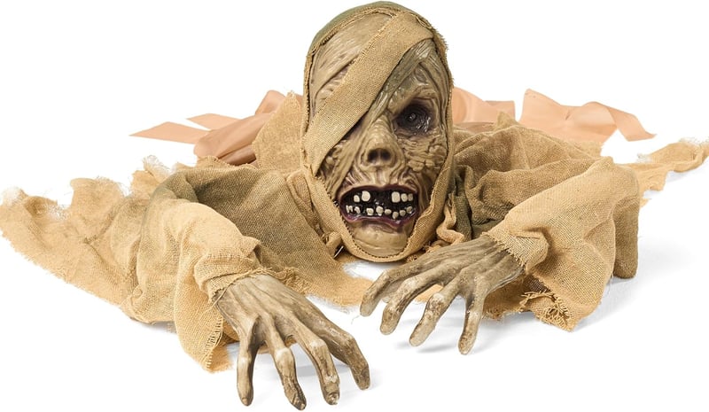 JOYIN Halloween Zombi Talajleszakadó Fényes Szemmel és Hangeffektussal