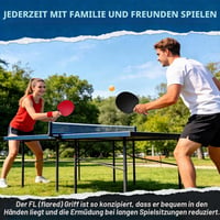 Sada na stolný tenis JOYJ s 2 páčkami a 3-hviezdičkovými loptičkami, s prenosným obalom, set na stolný tenis pre začiatočníkov aj profesionálov na vnútorné aj vonkajšie použitie 8