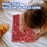 JoyJoyful 2 ks Senzorická hračka bludisko, gélová antistresová fidget squishy hračka pre deti a tínedžerov s autizmom a ADHD 5