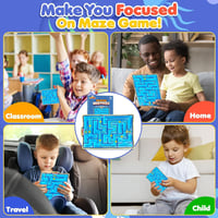 JoyJoyful 2 ks Senzorická hračka bludisko, gélová antistresová fidget squishy hračka pre deti a tínedžerov s autizmom a ADHD 7