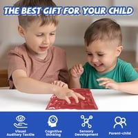 JoyJoyful 2 ks Senzorická hračka bludisko, gélová antistresová fidget squishy hračka pre deti a tínedžerov s autizmom a ADHD 4