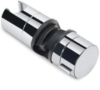 Joyoldelf Nastaviteľný Držiak Sprchy 18-25 mm - ABS Materiál, 360° Otočný Nástenný Držiak Sprchovej Hlavice, Chrómovaný, Sivý 1
