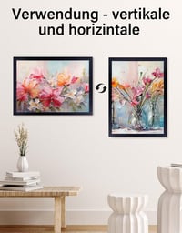 Joyshare A3 Fekete Képkeret MDF Fa Kerettel 27,9x42cm Akril Üveggel 7