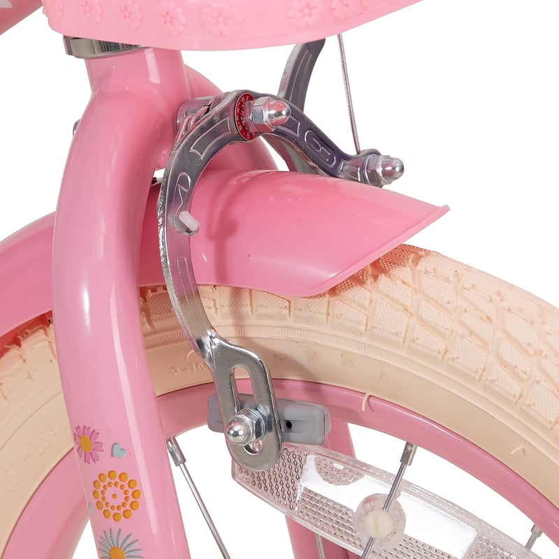 JOYSTAR Little Daisy 12/14/16 Zoll gyerekbicikli lányoknak 2-7 év, támasztókerekekkel