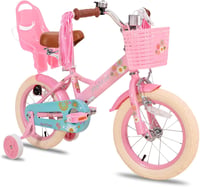 JOYSTAR Little Daisy 12/14/16 Zoll gyerekbicikli lányoknak 2-7 év, támasztókerekekkel 1