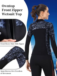 Joysummer 3 mm Neoprene Unisex Búvárfelső - Hosszú Ujjú Neoprén Dzseki Búvárkodáshoz, Szörfözéshez, Snorkelezéshez, UPF 50+ UV Védelemmel, X 5