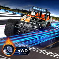 JOYTREKY Távirányítós Monster Truck 1:18 - 40 km/h Sebesség, 4WD Terepjáró, Vízálló, 2.4GHz Technológia, Gyerekeknek és Felnőtteknek 4