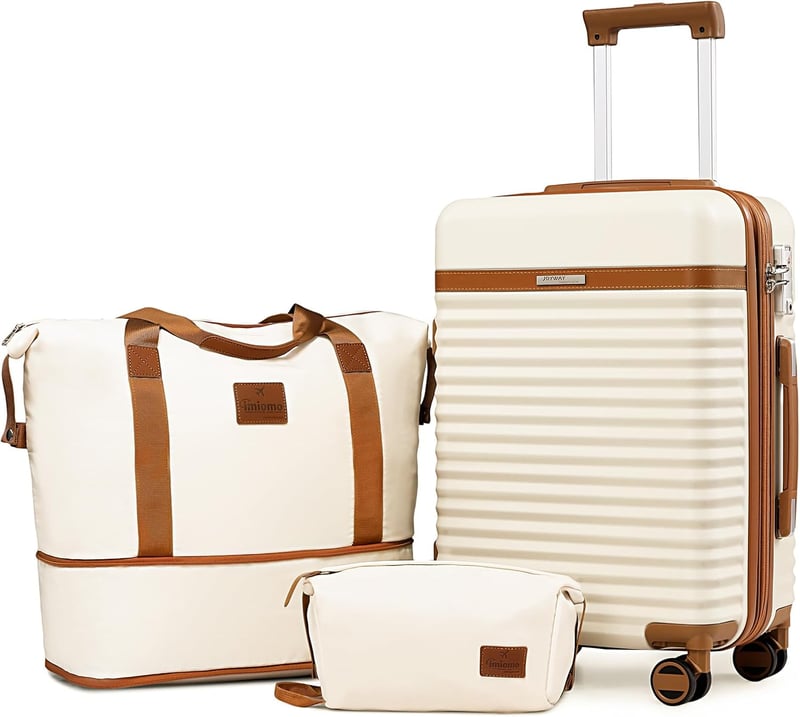 Joyway 3 részes kemény bőrönd szett bővíthető TSA zárral és 4 kerekű trolley