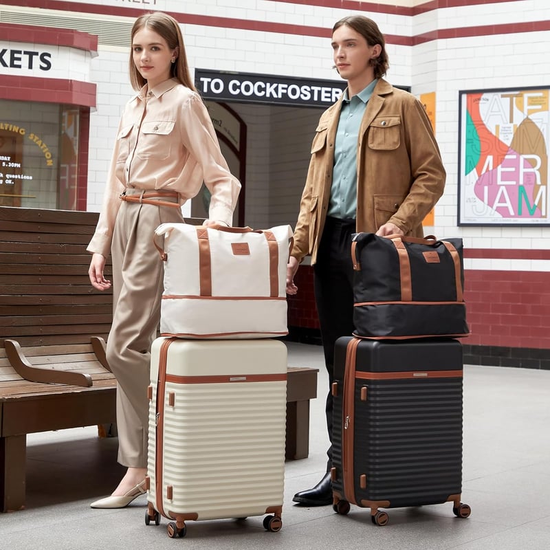 Joyway 3 részes kemény bőrönd szett bővíthető TSA zárral és 4 kerekű trolley