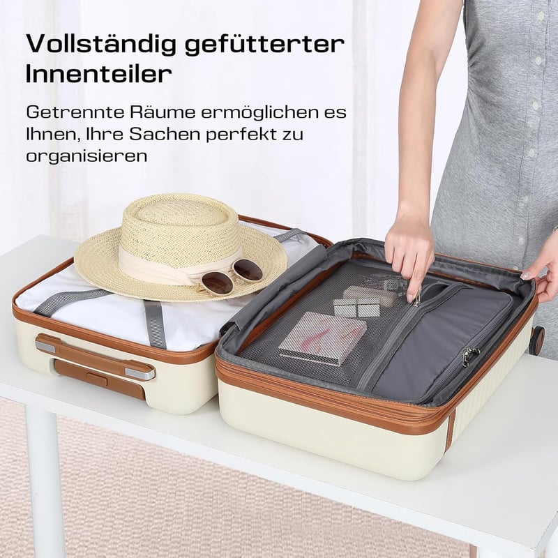 Joyway 3 részes kemény bőrönd szett bővíthető TSA zárral és 4 kerekű trolley
