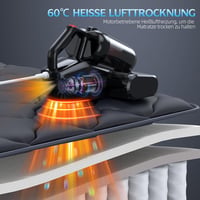 JPHYLL Ágyi Porszívó UV-C Fénnyel Matrac Tisztító 16 kPa Szívóerő HEPA Szűrő Meleg Levegő Funkció Atka Eltávolító 600W 5