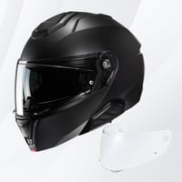 Plexi štít na motocyklovú prilbu JQF pre modely HJ33/i90/i91 – Priehľadné náhradné sklo na integrálnu prilbu 3
