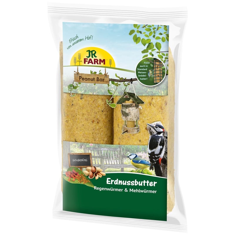 JR Farm Garden PBar Esőférgek és Lisztférgek 2 db-os csomag 700g - Kerti Madarak Természetes Csemege